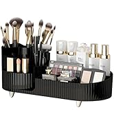 DASITON Large Rotating Makeup Organizer,Capacity Cosmetic Display Case,bathroom counter organizer...