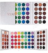 VERONNI Eyeshadow Makeup Palettes Shimmer Matte 65 Pop Colors Professional Blendable Soft Cream M...