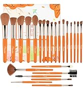 Makeup Brushes Set Professional - Make up Brush Set 24pcs Foundation Eyebrow Blush Concealer Face...