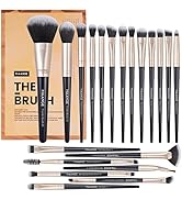 MAANGE Makeup Brushes 20 Pcs Professional Makeup Brush Set Premium Synthetic Foundation Kabuki Ma...