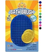 Bodhi Dog New Grooming Pet Shampoo Brush | Soothing Massage Rubber Bristles Curry Comb for Dogs &...