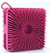 WETANG Silicone Body Scrubber, Dual-Sided Design Exfoliating Body Scrubber and Scalp Massager, Sh...