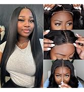 Glueless Wigs Human Hair Pre Plucked Pre Cut 20 Inches 5x5 Hd Lace Closure Wigs Human Hair For Bl...
