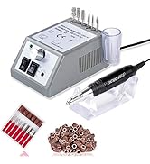 30,000 RPM Professional Nail Drill, High Speed Grinder Manicure E File Kit, Acrylic Gel Nails Pol...