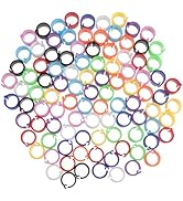 FRCOLOR 100 Pcs Stacking Toy Cockatiel Leg Band 6mm Birds Toys Bird Toy Parrot para periquitos au...
