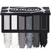 SUSIKEKI 6 Colors Mini Black Eyeshadow Makeup Palette