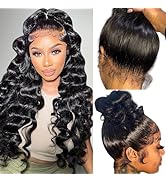 360 Body Wave Lace Front Wigs Human Hair Wigs for Women Glueless Wigs Human Hair Pre Plucked with...