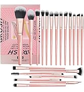 MAANGE Makeup Brushes 20 Pcs Professional Makeup Brush Set Premium Synthetic Foundation Kabuki Ma...