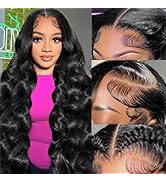 Dewyigs 13x6 Lace Front Wigs Human Hair Body Wave Human Hair Wigs HD Lace Frontal Glueless Wig Hu...