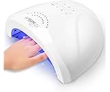 SUNUV UV LED Nail Lamp, Gel Light for Nail Polish UV Dryer with 3 Timers SUNone White
