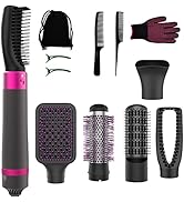 Hair Dryer Brush, 5 in 1 Blow Dryer Brush with Negative Ion, Detachable and Interchangeable Brush...