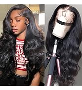 Body Wave Lace Front Wigs Human Hair Pre Plucked 13x4 HD Transparent Lace Frontal Wigs Human Hair...