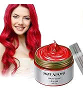 Red Temporary Hair Color,Natural Hair Color Wax,Kids Temporary Red Hair Spray,Hair Wax Color Spra...