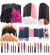 Rolybag Disposable Makeup Applicators Kit Mascara Wands Eyeliner Brushes Lip Applicators Eyeshado...