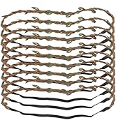 FRCOLOR Hairband, 10pcs Twist Flower Rope Rattan Garland, Wreath Hair Hoop, Simple Hairband, Wome...