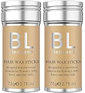 BestLand Hair Wax Stick, Flyaways Hair Stick Non-greasy Styling Wax Stick for Hair Edge Control H...