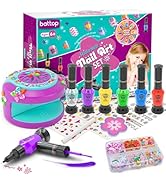 BATTOP Kids Nail Art Kit for Girls Ages 7-12 with Nail Dryer & 2 in 1 Water Based Nail Polish Pen...