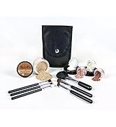 STARTER KIT with BRUSH SET (PINK BISQUE) Mineral Makeup Bare Skin Matte Foundation Cover