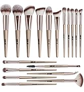 Makeup Brushes, 18 Pcs Professional Premium Synthetic Make Up Brushes, Foundation Powder Conceale...
