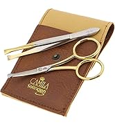 Camila Solingen CSK1 Nail Scissors and Tweezer Kit, Perfect Pedicure Manicure Set for Men and Wom...