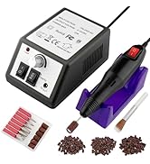 Professional Electric Nail Drill Machine Nails File Manicure Pedicure Set for Acrylic Gel Dip Pow...