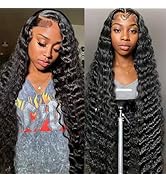 32 Inch Loose Wave Lace Front Wigs Human Hair 13x4 HD Transparent Loose Deep Wave Human Hair Lace...