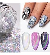 Gellen Cat Eye Gel Nail Polish - 18ml Rainbow Cateye Gel Polish with Magnet Stick Glitter Reflect...