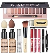 All in One Makeup Kit, Includes 12 Colors Eyeshadow Palette, SIGHTLING Foundation & Face Primer, ...