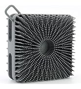WETANG Silicone Body Scrubber, Dual-Sided Design Exfoliating Body Scrubber and Scalp Massager, Sh...