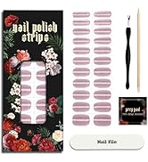 ruyeefam Nail Polish Strips - 22 Pcs Salon Quality Gel Nail Stickers - Long Lasting Wraps (Pixie ...