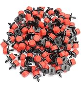 50 PCS Adjustable Irrigation drip emitter, Miniature drip Sprinkler 1/4 inch for Watering Systems...