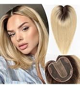 EMMOR Real Hair Toppers for Women Human Hair Toppers for Thin Hair 5