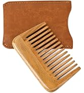 Onedor Handmade 100% Natural Green Sandalwood Hair Combs - Anti-Static Sandalwood Scent Natural H...