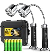 Flexible LED BBQ Grill Lights Set of 2 - The Perfect Grilling Accessories Light with 360-Degree M...