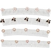 Beaupretty Invisible Hair Combs- 4pcs U Shape Hair Finishing Fixer Comb Stretchable Invisible Flo...