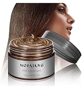 Acomler Brown Temporary Hair Color,Natural Hair Color Wax,Hair Wax Color Spray 4.23 Ounces,Hair W...