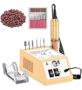 Jiasheng Professional Nail Drill, 20000rpm Electric Nail Drill Machine, Electronic Nail File Dril...