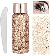 Body Glitter for Women, Mermaid Sequins Chunky Glitter Gel Face Glitter Makeup for Body, Hair, Na...