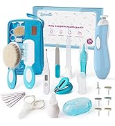 Lupantte Baby Healthcare and Grooming Kit, 24 in 1 Baby Electric Nail Trimmer Set, Nursery Care K...