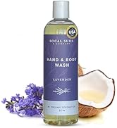 SoCal Suds & Company - 12oz Thick Organic Castile Soap Liquid Lavender, Hand & Body Wash for Men ...