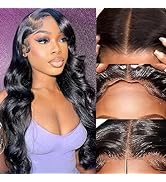 Wear and Go Glueless Wig Human Hair Pre Plucked Pre Cut for Beginners Body Wave 5x5 Closure Wigs ...