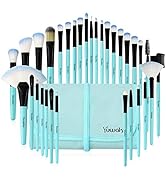Professional Set of 32 Makeup Brushes;from an Array of Eyeshadow Foundation Brushes to a Conceale...