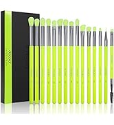 Docolor Eyeshadow Brush Set 15Pcs Eye Makeup Brushes Professional Makeup Brush Set Eye Shadow Ble...