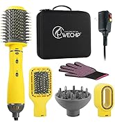 Hair Dryer Brush, WeChip 4 in 1 Hot Air Brush for Drying/Curling/Straightening, One-Step Blow Dry...