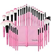 Professional Set of 32 Makeup Brushes;from an Array of Eyeshadow Foundation Brushes to a Conceale...