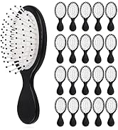 Mini Wet Hair Brush 50 Pieces Travel Detangling Brush Soft Bristles Wet Dry Hair Brush Kids Hair ...