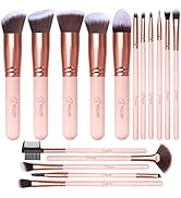 Makeup Brushes Makeup Brush Set, BESTOPE PRO Makeup Brushes Kit, 16Pcs Professional Makeup Brush ...