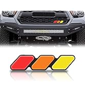 Sodcay 1 PC Tri-Color Grille Badge Emblem Decoration Accessories Compatible with Tacoma 4Runner T...