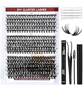Lash Extension Kit, 320 PCS Individual Lash Clusters 30, 40, 50D