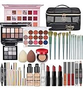 All In One Makeup Kit, Travel Makeup Kit, Makeup Kit for Women Full Kit, Makeup Gift Set for Wome...